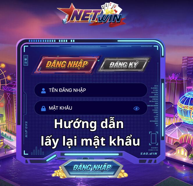 Hướng dẫn lấy lại mật khẩu NET WIN Hướng dẫn lấy lại mật khẩu NET WIN